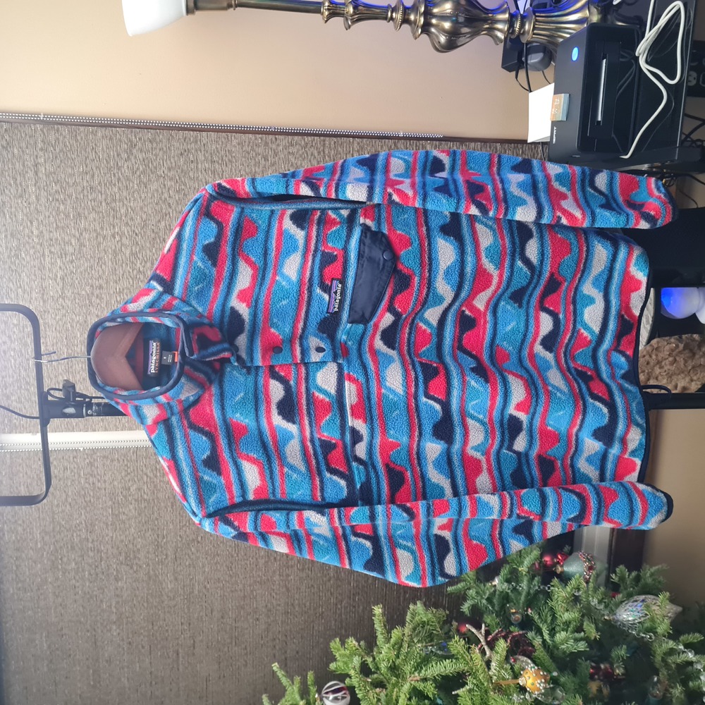 Patagonia Lightweight Synchilla Snap-T Fleece Pullover Delta Navy Blue Men's S - Picture 2 of 16